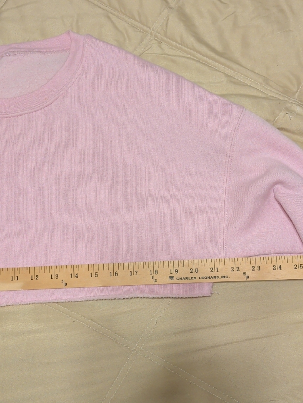 ALO Yoga Extreme Cropped Pullover Sweatshirt in Flamingo - Picture 9 of 10